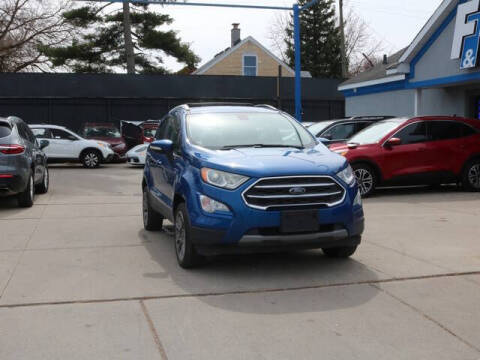 2018 Ford EcoSport for sale at F & M AUTO SALES in Detroit MI