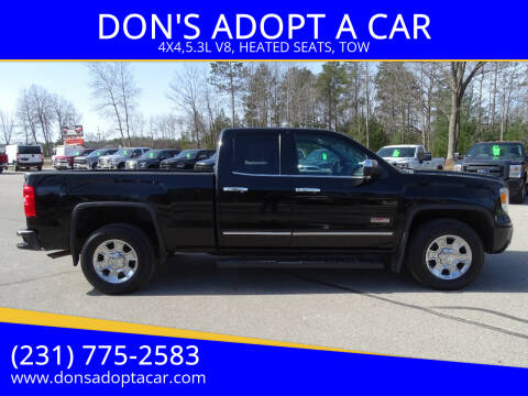 2014 GMC Sierra 1500 for sale at DON'S ADOPT A CAR in Cadillac MI