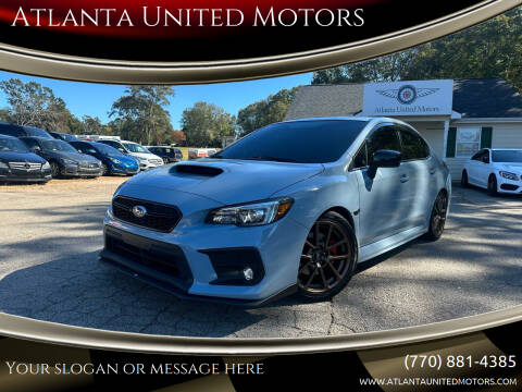 2019 Subaru WRX for sale at Atlanta United Motors in Jefferson GA