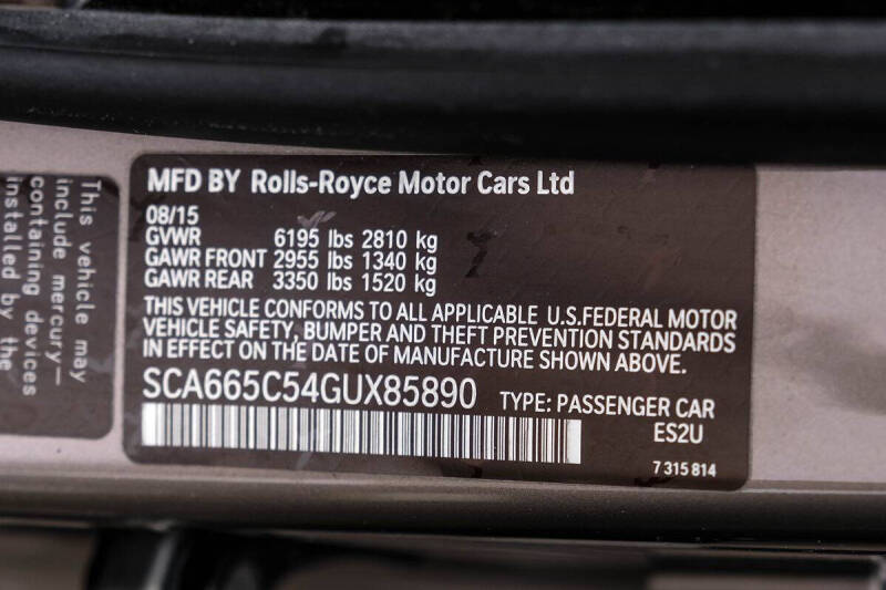 2016 Rolls-Royce Wraith
