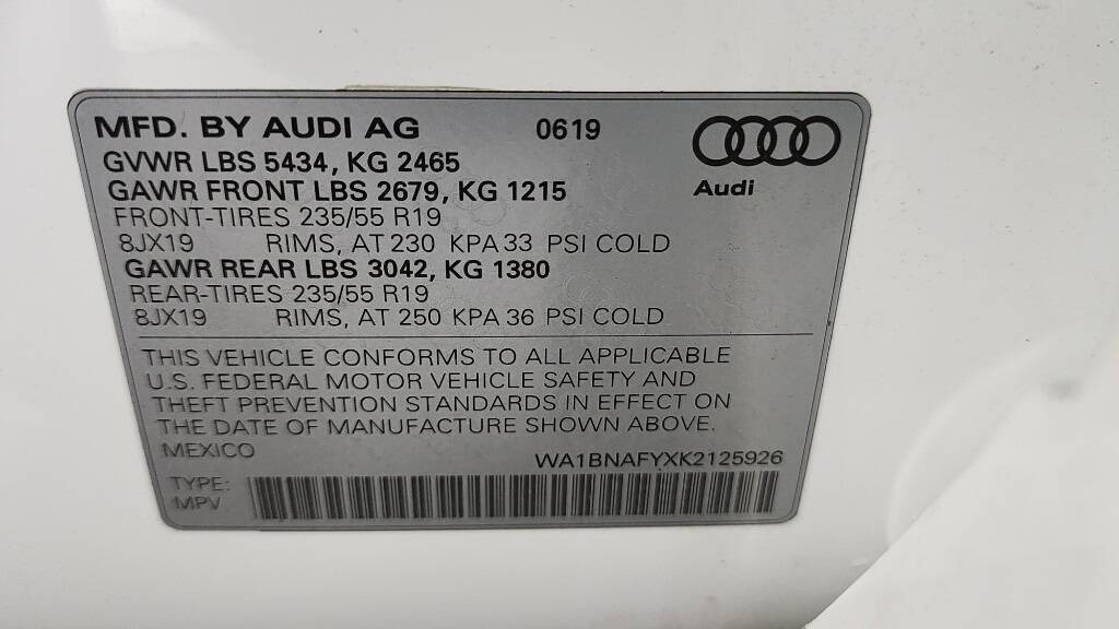 2019 Audi Q5 for sale at NJ Car Buyer in Jersey City, NJ