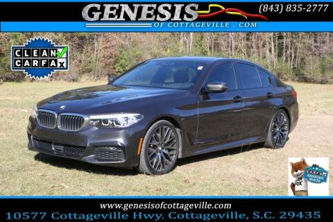 2019 BMW 5 Series for sale at Genesis Of Cottageville in Cottageville SC