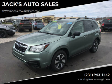 2018 Subaru Forester for sale at JACK'S AUTO SALES in Traverse City MI
