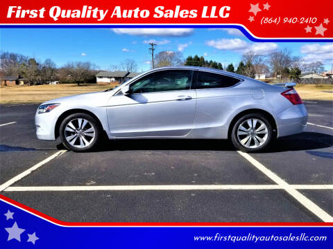 2008 Honda Accord for sale at First Quality Auto Sales LLC in Iva SC