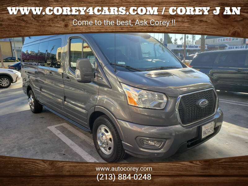 2021 Ford Transit Cargo for sale at WWW.COREY4CARS.COM / COREY J AN in Los Angeles CA