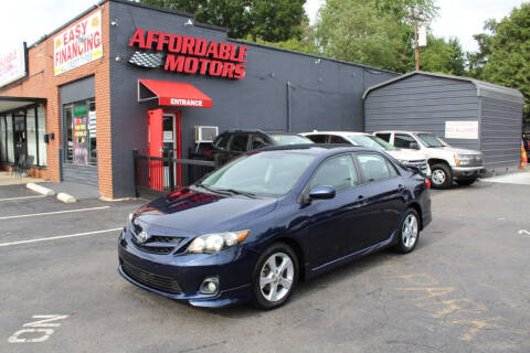 2012 Toyota Corolla for sale at AFFORDABLE MOTORS INC in Winston Salem NC