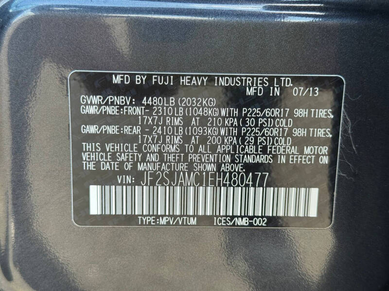 2014 Subaru Forester 2.5i Touring