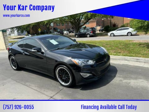 2015 Hyundai Genesis Coupe for sale at Your Kar Company in Norfolk VA