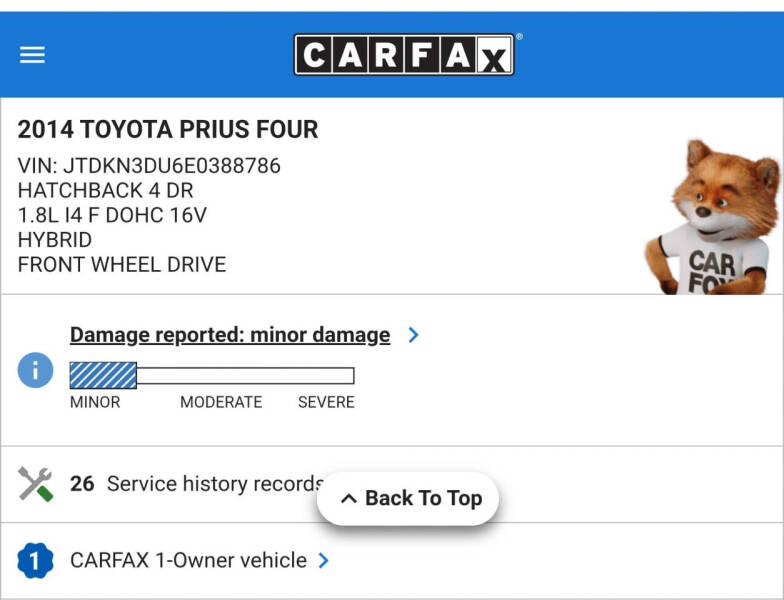 2014 Toyota Prius Four