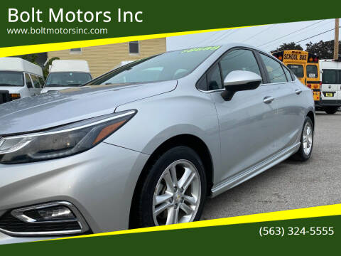 2016 Chevrolet Cruze for sale at Bolt Motors Inc in Davenport IA