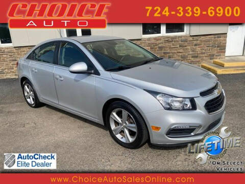 2015 Chevrolet Cruze for sale at CHOICE AUTO SALES in Murrysville PA