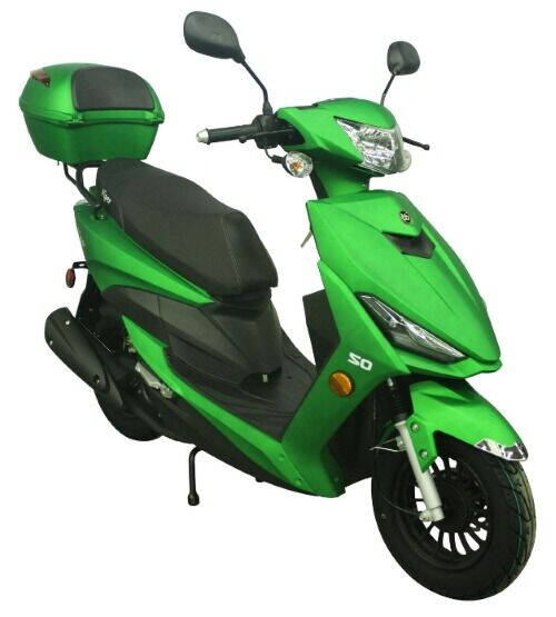 2019 50cc Viper Matte Finish 4  Stroke Moped Scooter