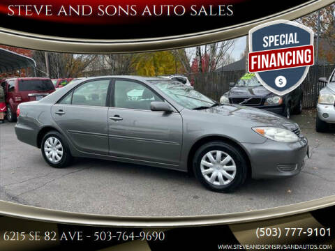 2005 Toyota Camry for sale at steve and sons auto sales in Happy Valley OR
