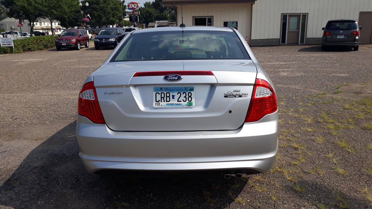 2012 Ford Fusion for sale at CHRISTIAN AUTO SALES in Anoka, MN