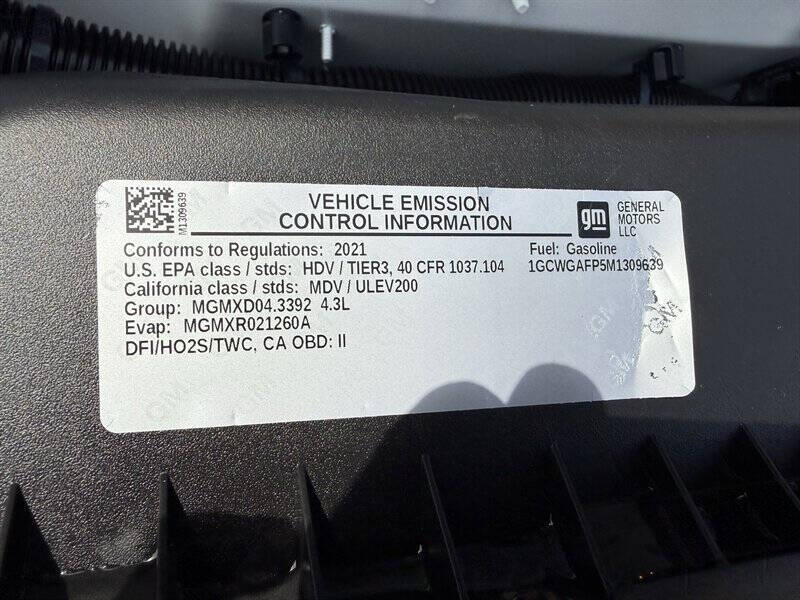 2021 Chevrolet Express 2500