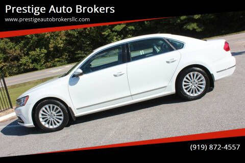 2016 Volkswagen Passat for sale at Prestige Auto Brokers in Raleigh NC