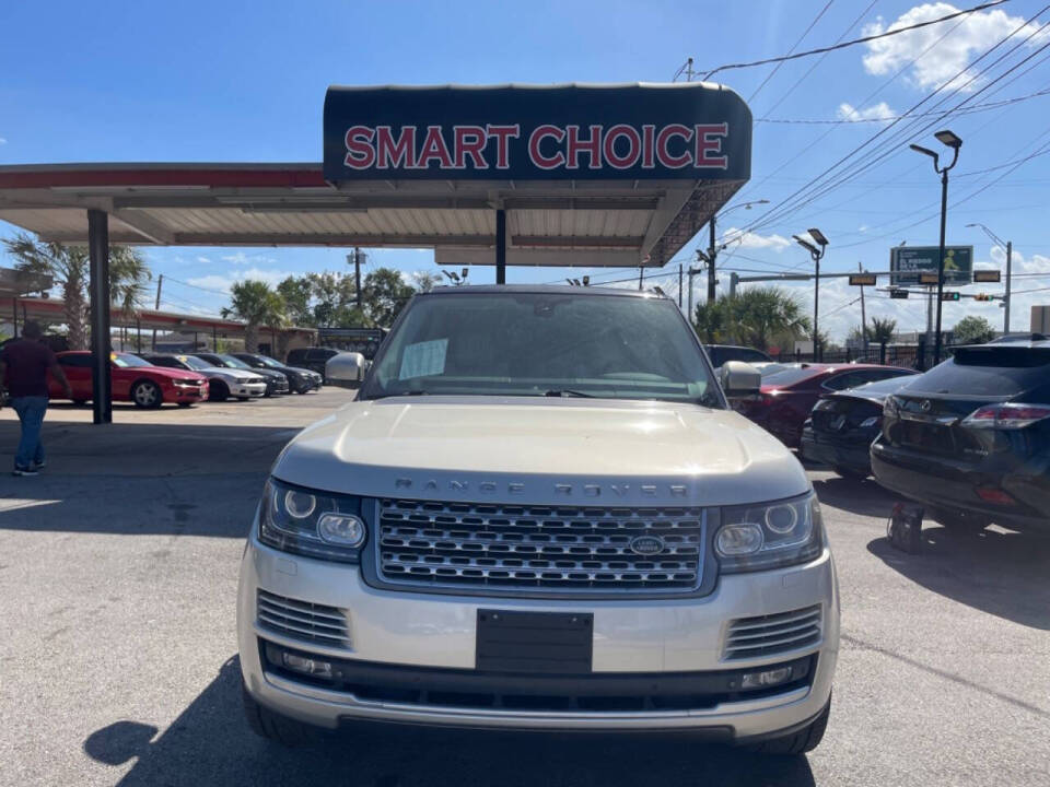 2014 Land Rover Range Rover for sale at SMART CHOICE AUTO in Pasadena, TX