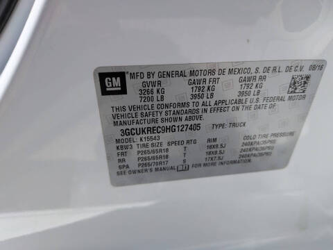 2017 Chevrolet Silverado 1500 LT