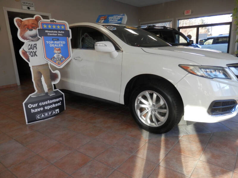 2016 Acura RDX for sale at ABSOLUTE AUTO CENTER in Berlin CT