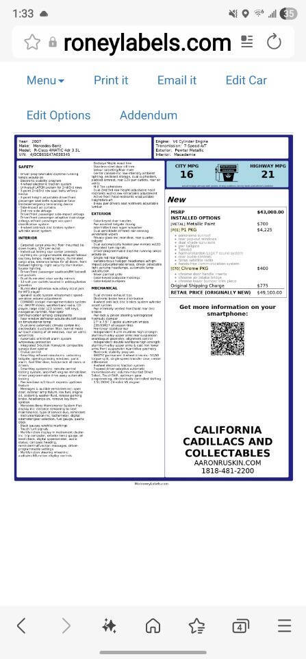 2007 Mercedes-Benz R-Class 69