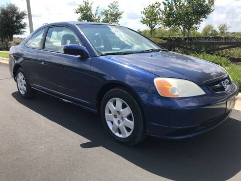 2001 Honda Civic for sale at JACOB'S AUTO SALES in Kyle TX