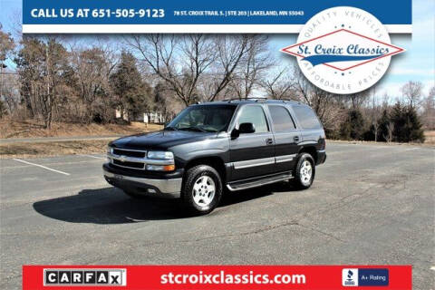 2004 Chevrolet Tahoe for sale at St. Croix Classics in Lakeland MN