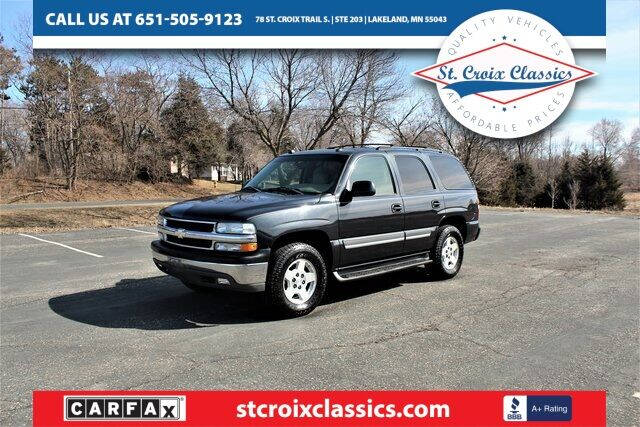 2004 Chevrolet Tahoe for sale at St. Croix Classics in Lakeland MN