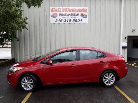 2014 Kia Forte for sale at C & C Wholesale in Cleveland OH