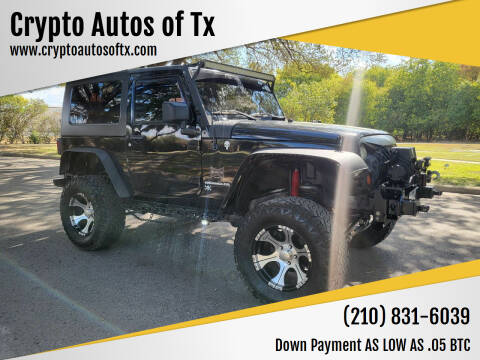 2008 Jeep Wrangler for sale at Crypto Autos of Tx in San Antonio TX