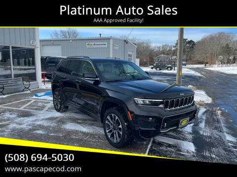 2022 Jeep Grand Cherokee for sale at Platinum Auto Sales in South Yarmouth MA