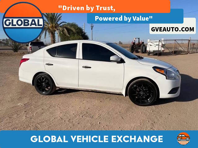 2019 Nissan Versa for sale at GLOBAL VEHICLE EXCHANGE LLC in Somerton, AZ