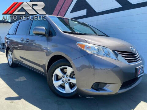2016 Toyota Sienna for sale at Auto Republic Fullerton in Fullerton CA