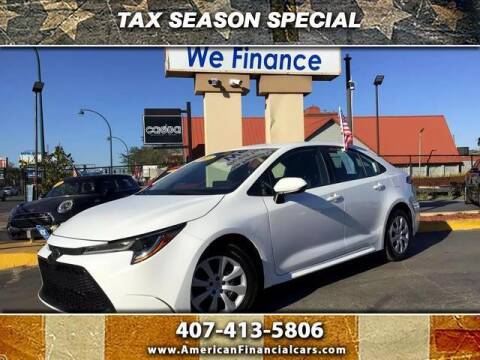 2021 Toyota Corolla for sale at American Financial Cars in Orlando FL