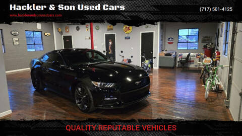 2016 Ford Mustang for sale at Hackler & Son Used Cars in Red Lion PA