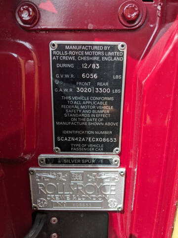 1984 Rolls-Royce Silver Spur