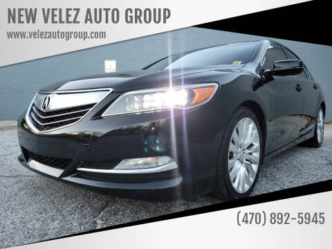 2014 Acura RLX for sale at NEW VELEZ AUTO GROUP in Gainesville GA
