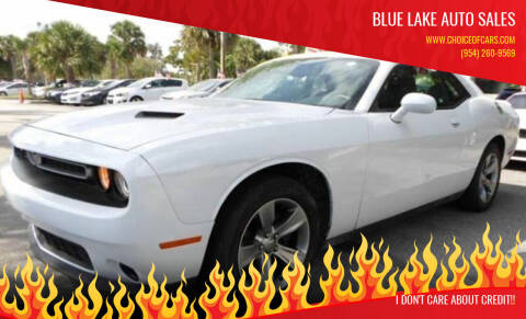 2018 Dodge Challenger for sale at Blue Lagoon Auto Sales in Plantation FL