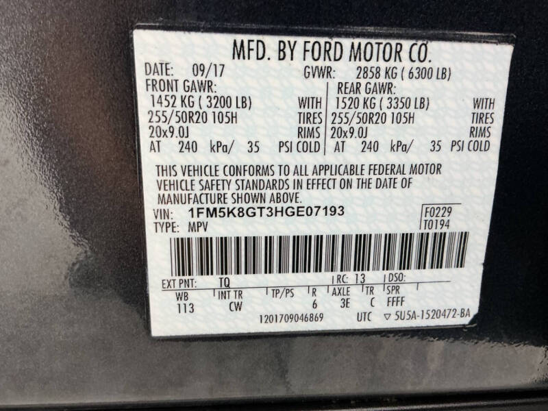 2017 Ford Explorer Sport