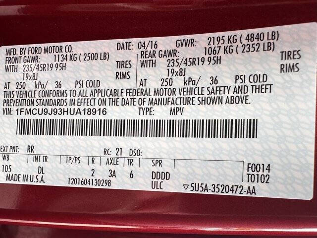 2017 Ford Escape Titanium