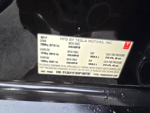 2017 Tesla Model S 75