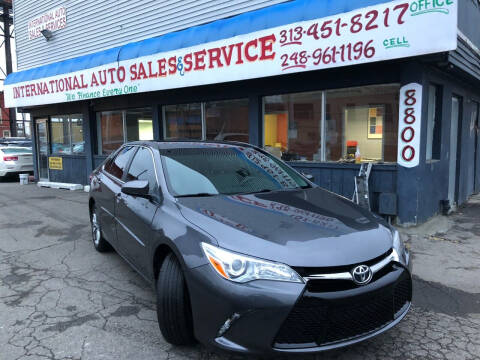 2017 Toyota Camry for sale at International Auto Sales and Service in Detroit MI