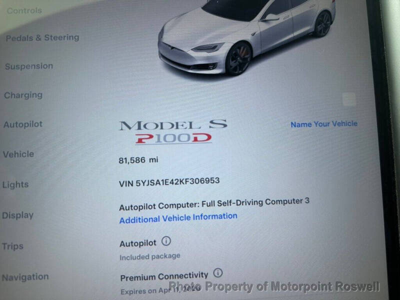 2019 Tesla Model S P100D