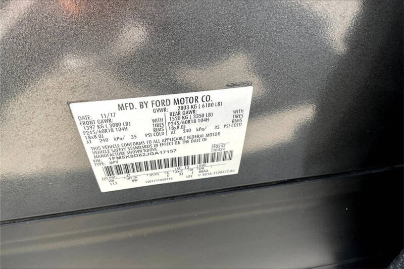 2018 Ford Explorer XLT