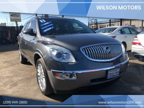 2011 Buick Enclave for sale at WILSON MOTORS in Stockton CA
