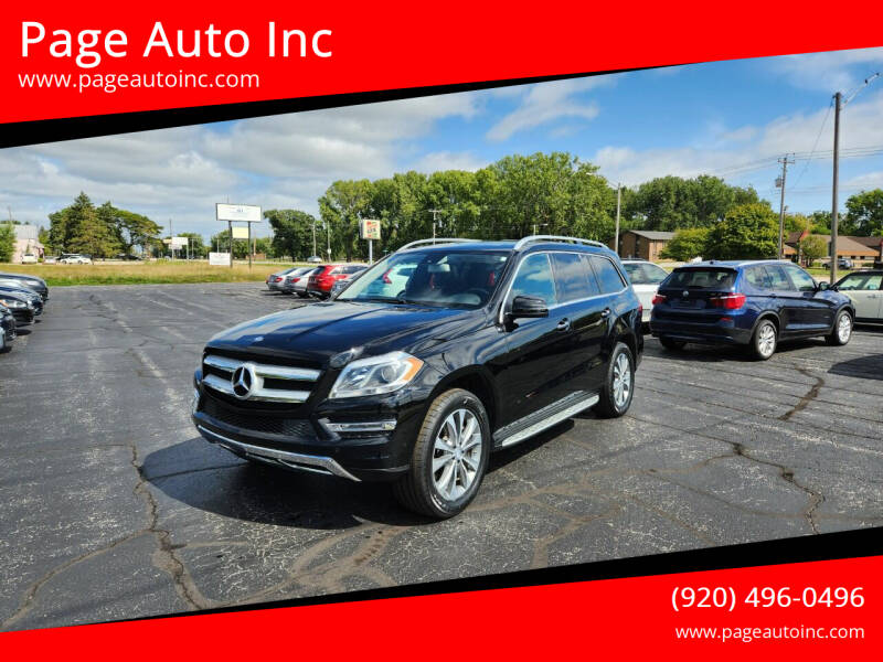 2014 Mercedes-Benz GL-Class for sale at Page Auto Inc in Green Bay WI