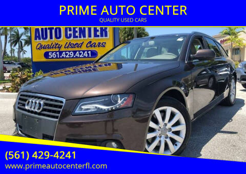 2011 Audi A4 for sale at PRIME AUTO CENTER in Palm Springs FL