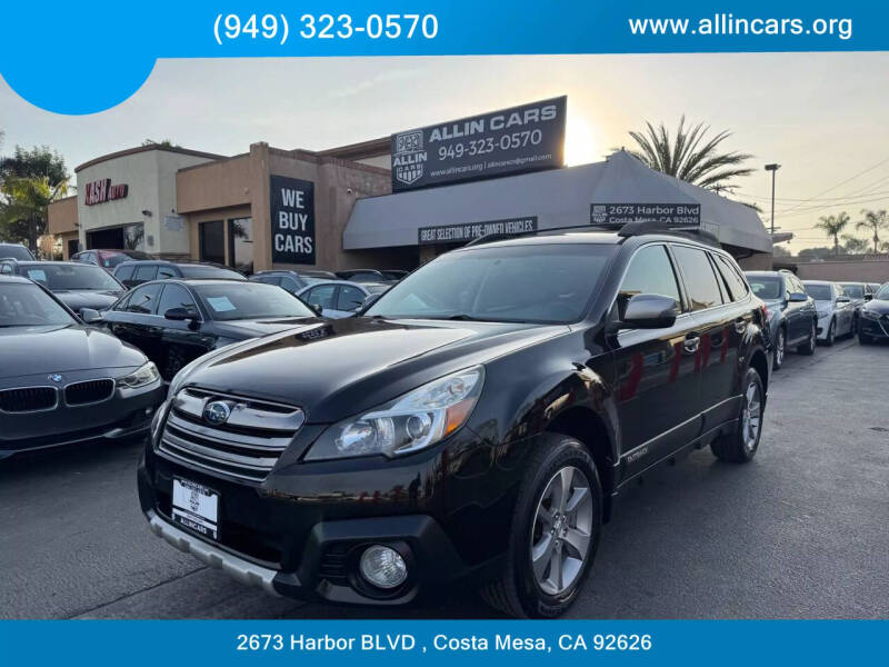 2013 Subaru Outback for sale at Allin Cars in Costa Mesa CA