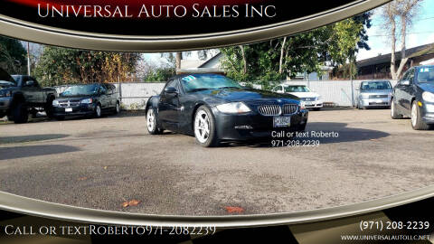 2007 BMW Z4 for sale at Universal Auto Sales in Salem OR