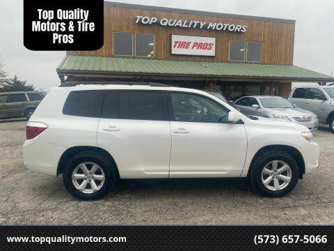 2010 Toyota Highlander for sale at Top Quality Motors & Tire Pros in Ashland MO