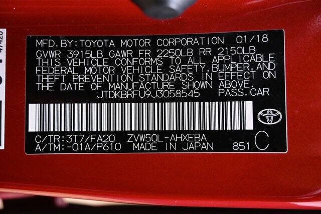 2018 Toyota Prius Two